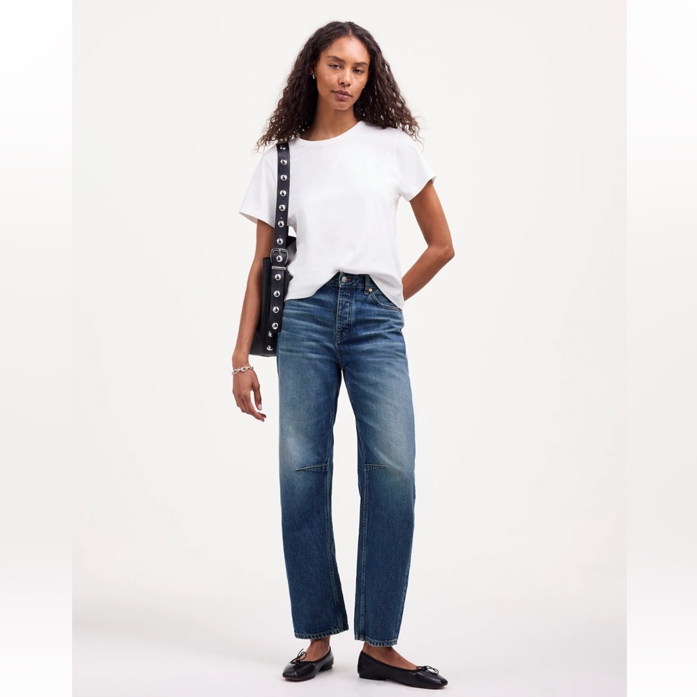 Madewell - The Darted Barrel Leg Jean Irmo Wash Size 25